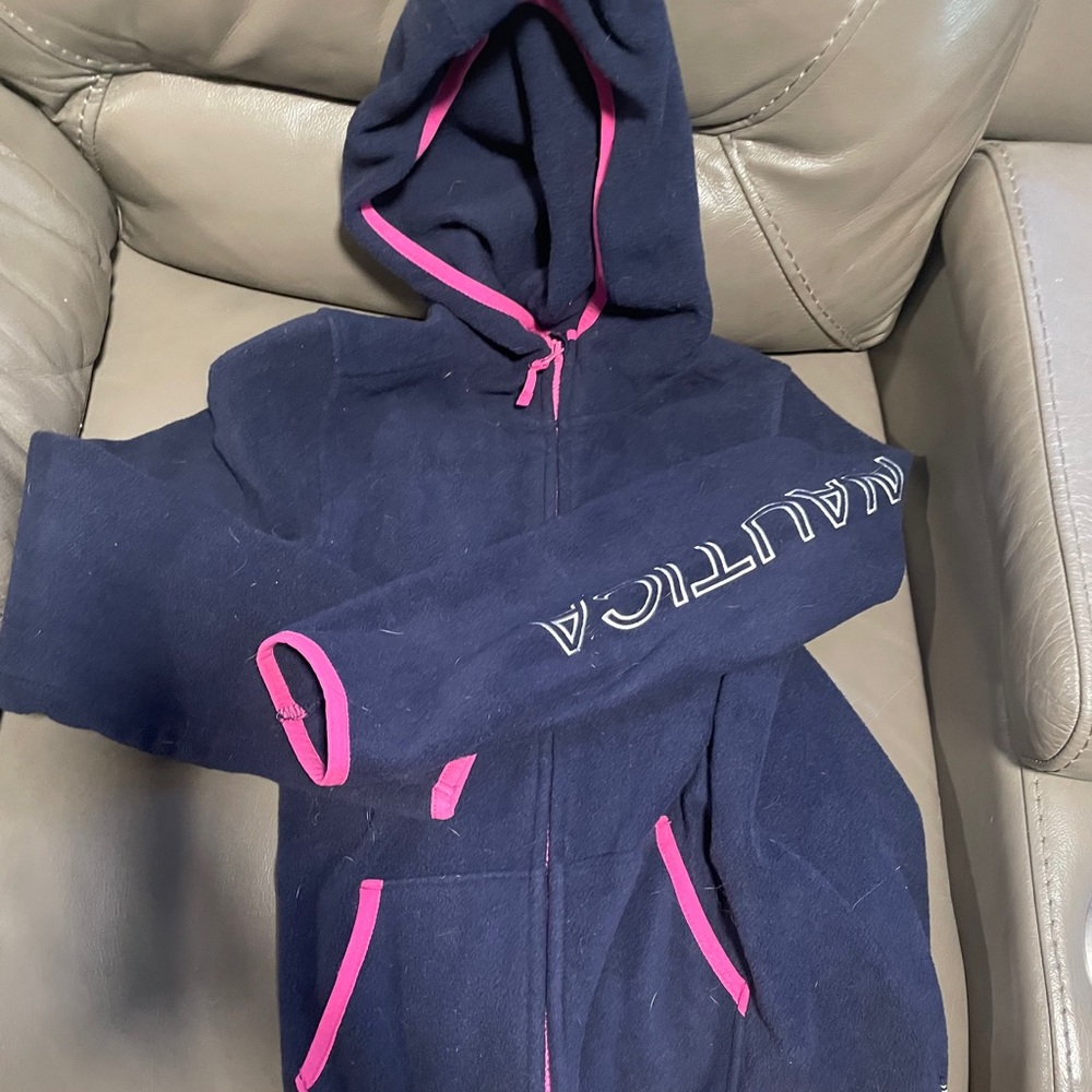 Nautica hooded zip up